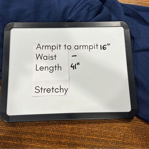 LuLaRoe navy sleeveless Joy open duster size XS - Picture 8 of 12